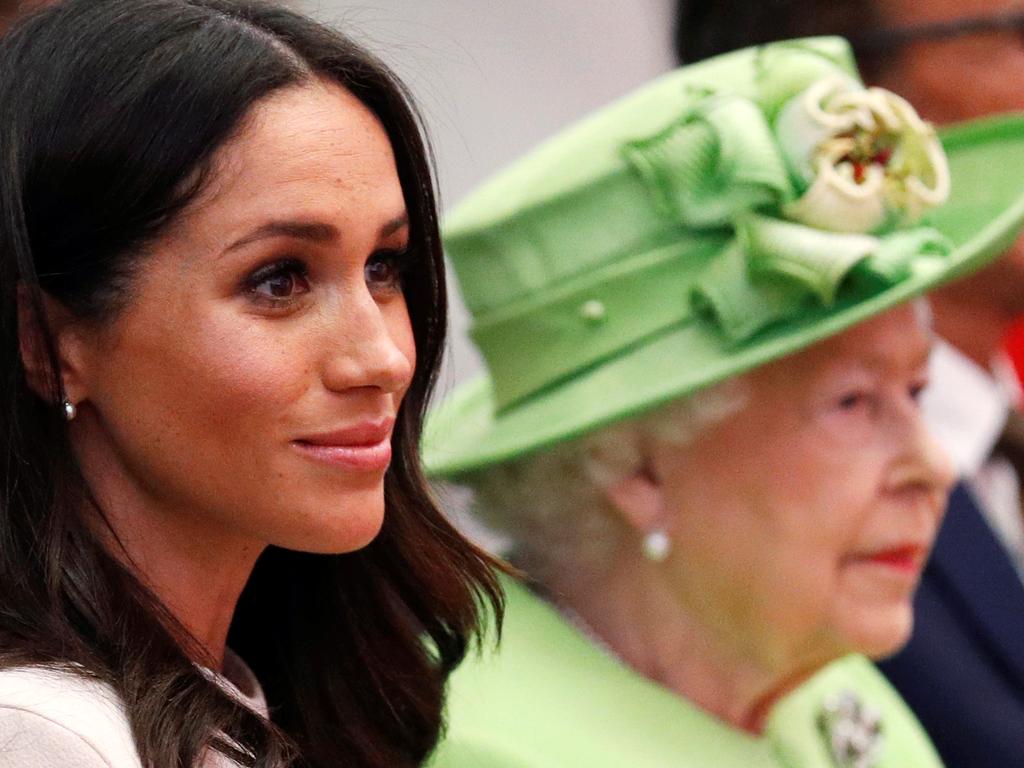 Sources say the Queen has been less impressed with Meghan’s behaviour.  Picture: Getty