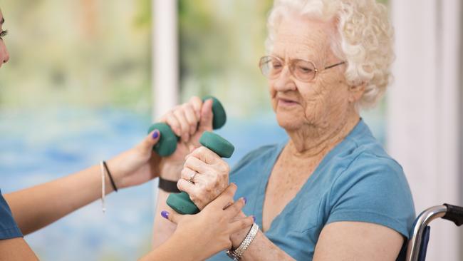 A disgraced physio has been fined for hiring unregistered workers to treat aged care residents. Picture: Generic