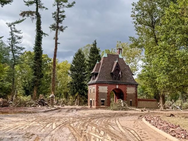 The lodge gate has been damaged. Picture: The Biltimore Company