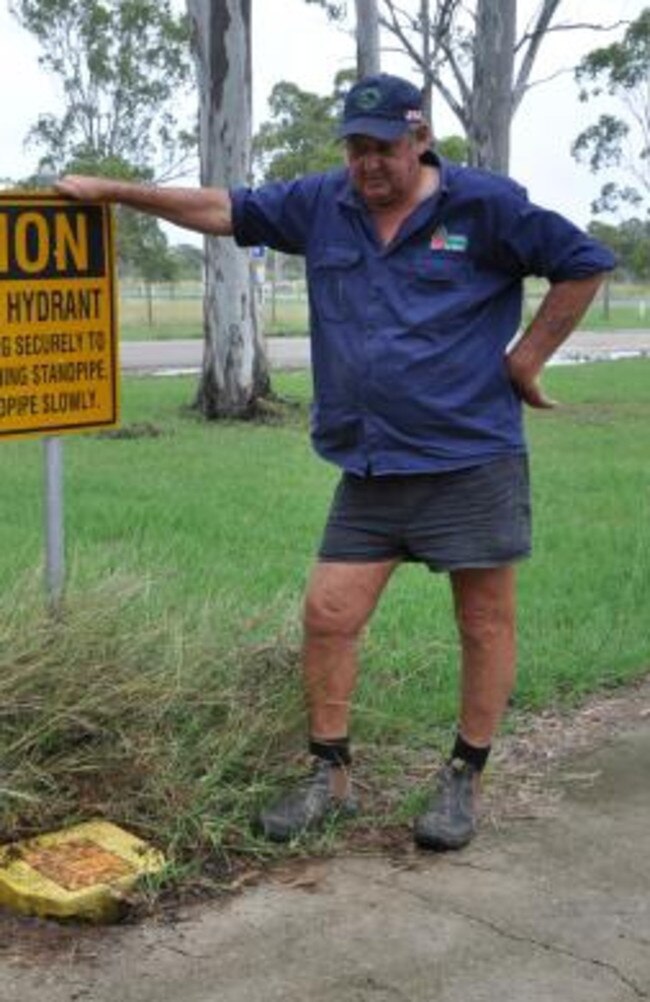 Bondoola Rural Fire Brigade warden Ray Murphy.