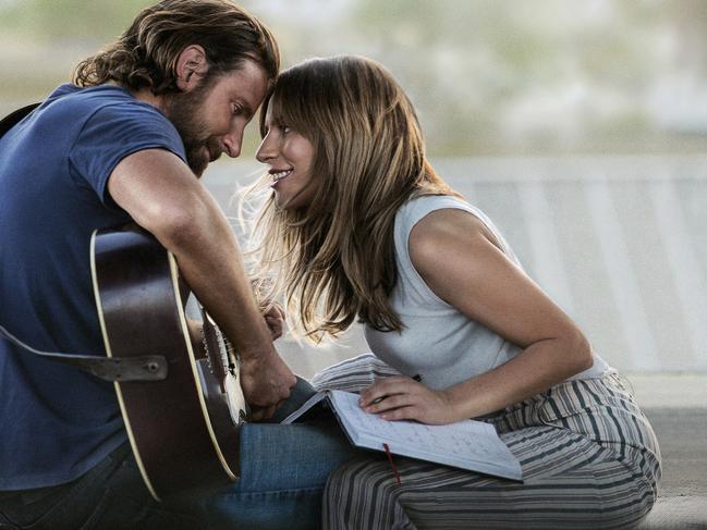 Bradley Cooper and Lady Gaga in A Star is Born.