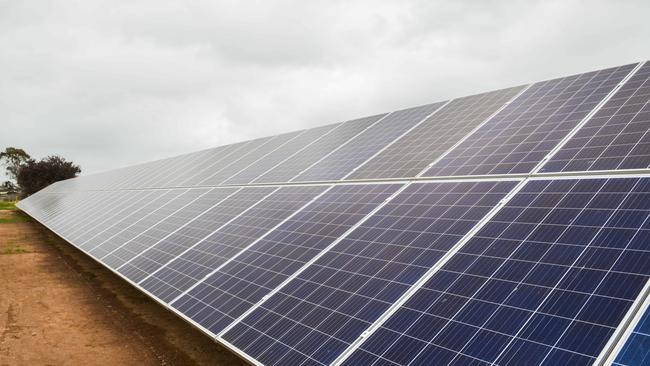 Four huge solar farms — three in SA and one in NSW — are planned on the route of the line which stretches from Robertstown in SA’s Mid North and Wagga Wagga in NSW