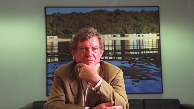 The late art critic Robert Hughes was an early harbinger about the rise of the culture of the “self” at universities. (Pic: News Corp)