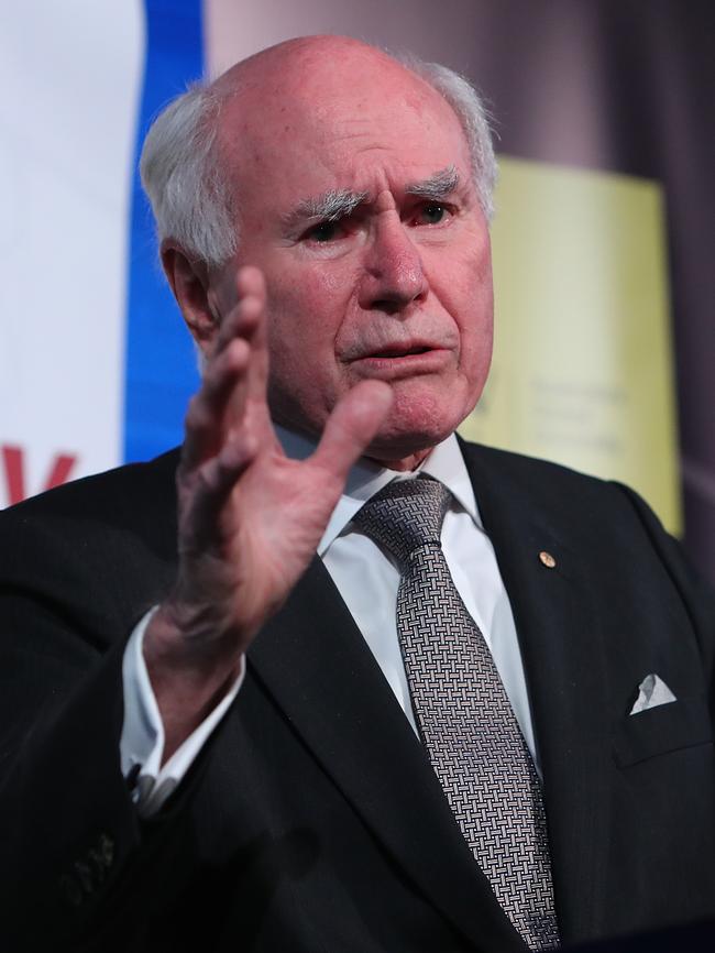 Former PM John Howard. Picture: Kym Smith