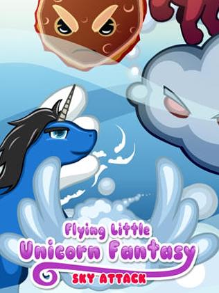 In a flap .... Flying Flappy Unicorn Bird: The Frozen Sky Fall - a game in the iOS app that appears to be cashing in on the Flappy Bird craze.