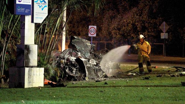 The crash which killed Sammy-Jo Chmieluk. Picture: Mike Batterham