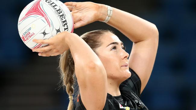 Sophie Garbin of the Magpies is one of the prospective Diamonds to have missed games under Covid protocols this season and will sit out again this weekend. Photo: Getty Images