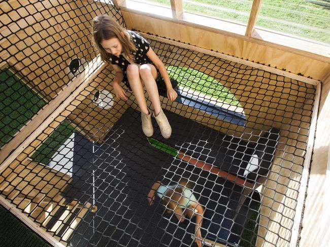 Play space within the cubby makes it way more fun.