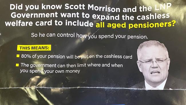 Australian Labor Party have been on a scare campaign about the cashless welfare card for pensioners, which the Prime Minister has reassured has never been on the cards.