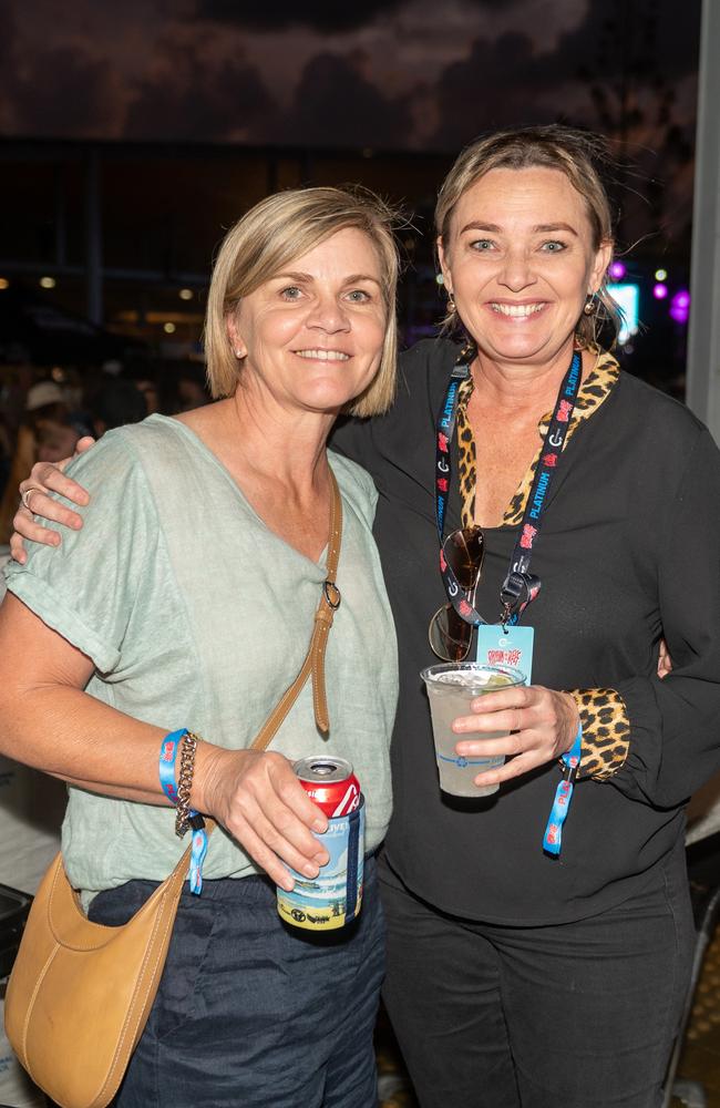 Kristine Holzberger and Leanne Druery at Rhythm on the Reef Saturday 30 September 2023 Picture: Michaela Harlow