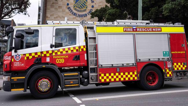 Firefighters believe a lithium battery caused a fire in inner Sydney. Picture: NewsWire / James Gourley