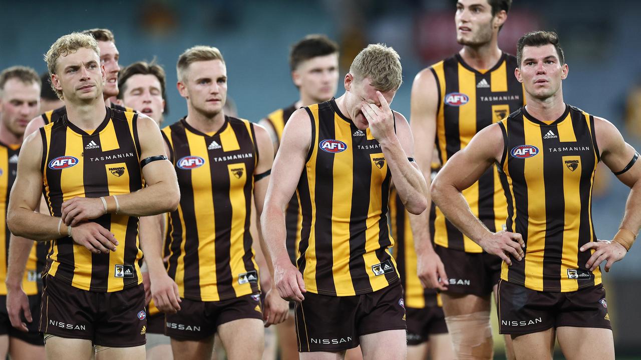 Hawthorn lost to St Kilda by 69 points in round 4. Picture: Michael Klein