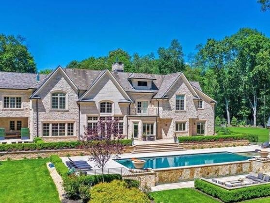 A beautiful entertaining area in the property’s backyard. Source: realtor.com