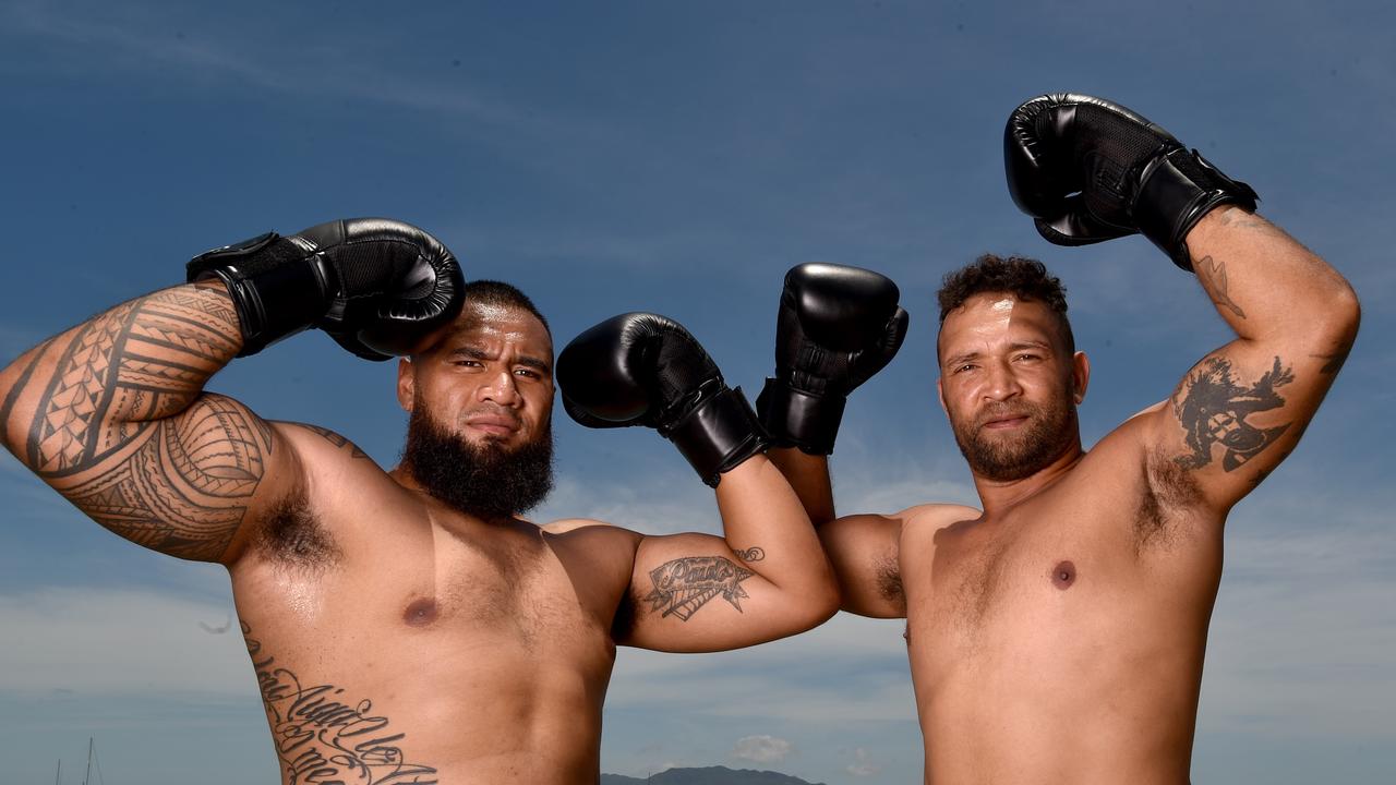 Junior Paulo and Neville Costigan are set to face off in February. Picture: Evan Morgan