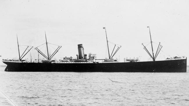 The HMAT Afric departed in the First Convoy from Albany in 1914. Courtesy: Western Australian Museum