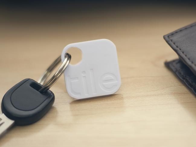 Tile uses Bluetooth technology to locate lost items such as keys or a wallet.