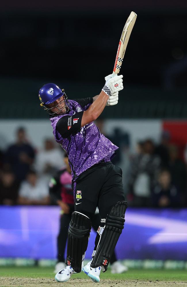 Hurricanes star Ben McDermott top scored with 42 off 31 balls. Picture: Getty Images