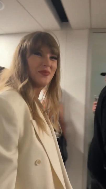 Taylor Swift and Ice Spice arrive at the Super Bowl