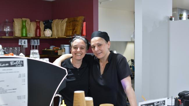 Ciao Belli Cafe owners Daniela Macheda and Sabrina Scarpulla.