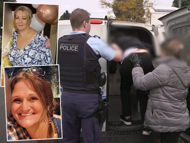 Kathleen Woods, 75, top left, and and Kerri-Anne Manning, 50 were amounf those arrested by State Crime Command detectives for allegedly smuggling dozens of buprenorphine, or bupe strips, into a NSW prison. Pictures: Supplied