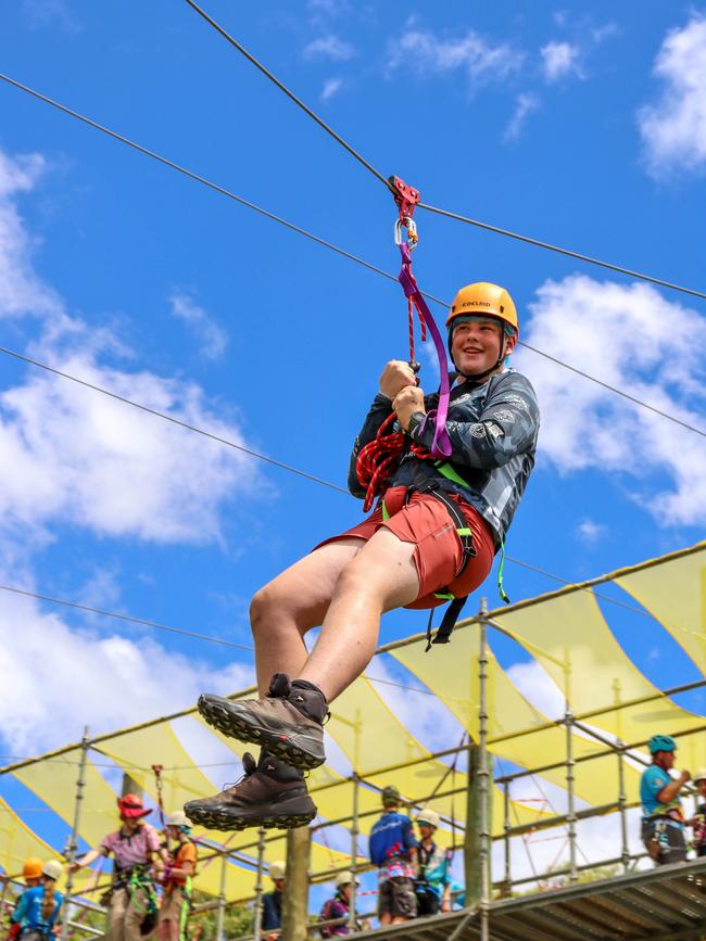 The Scouts enjoy all the fun of the Australian Jamboree in Maryborough.