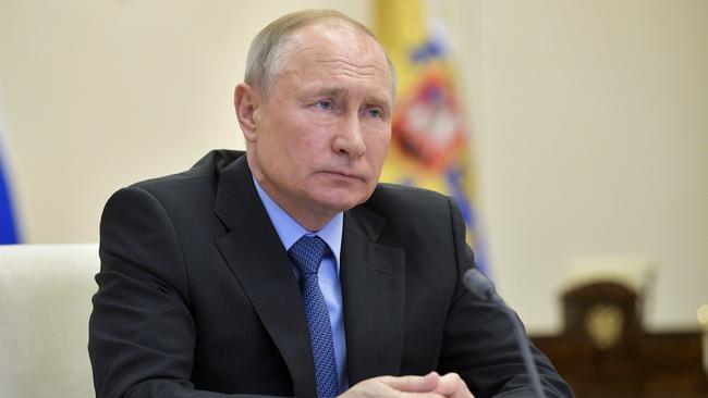 Russian President Vladimir Putin last week. Picture: AP