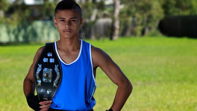 Boxer Jayden Buan only took up the sport seven months ago.