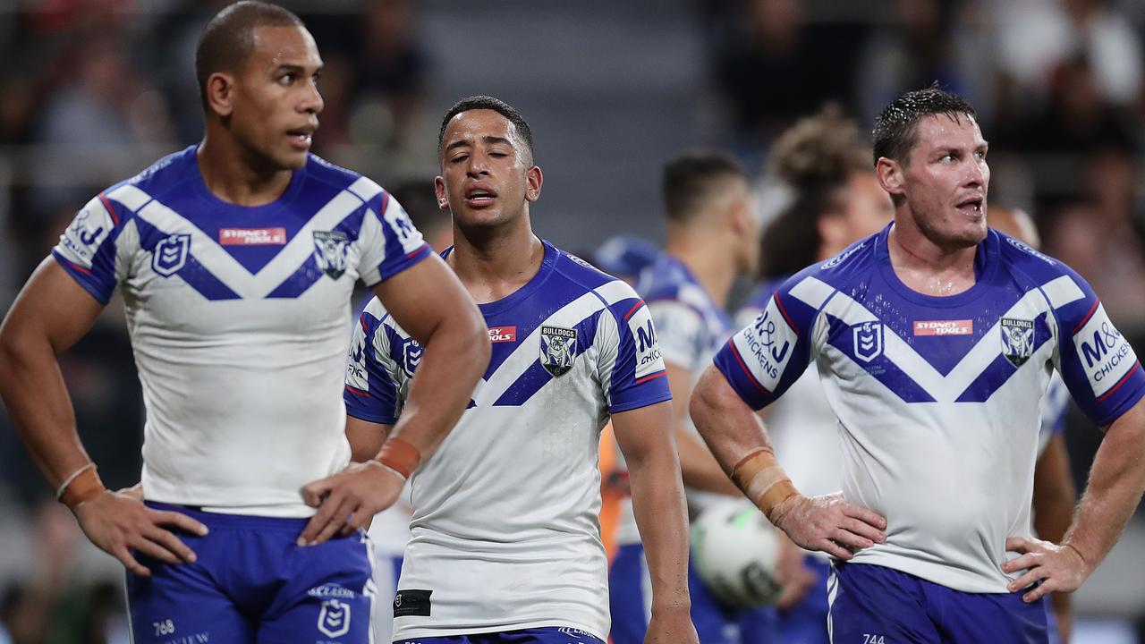 Josh Jackson, Brendon Wakeham and Will Hopoate were part of a brave Bulldogs performance against the Eels.