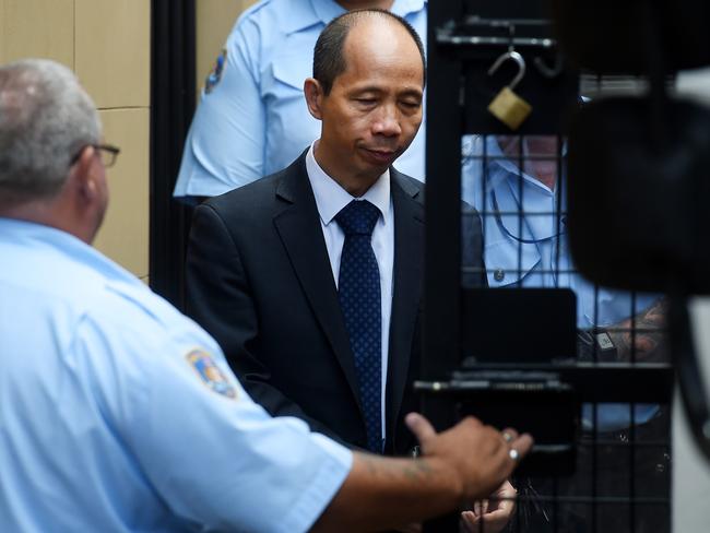 Robert Xie was found guilty of murdering five members of the Lin family. Picture: AAP Image/Mick Tsikas