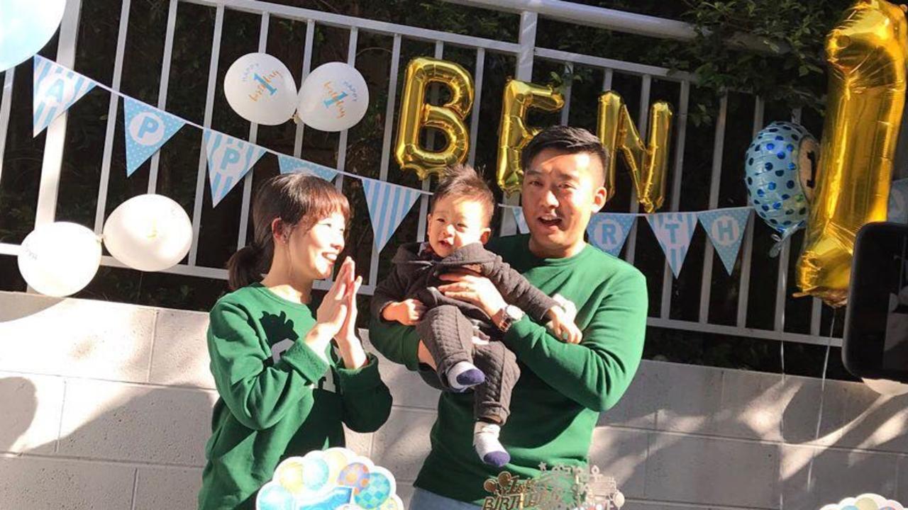 Steven Cho, Min Cho and son Benjamin, who were all stabbed to death. Picture: Instagram @steven_hs_cho