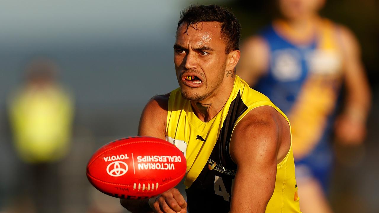 Sydney Stack in action for Richmond’s VFL team this season.