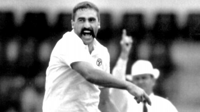 Merv Hughes and his famous moustache. Picture: Stuart Ramsom