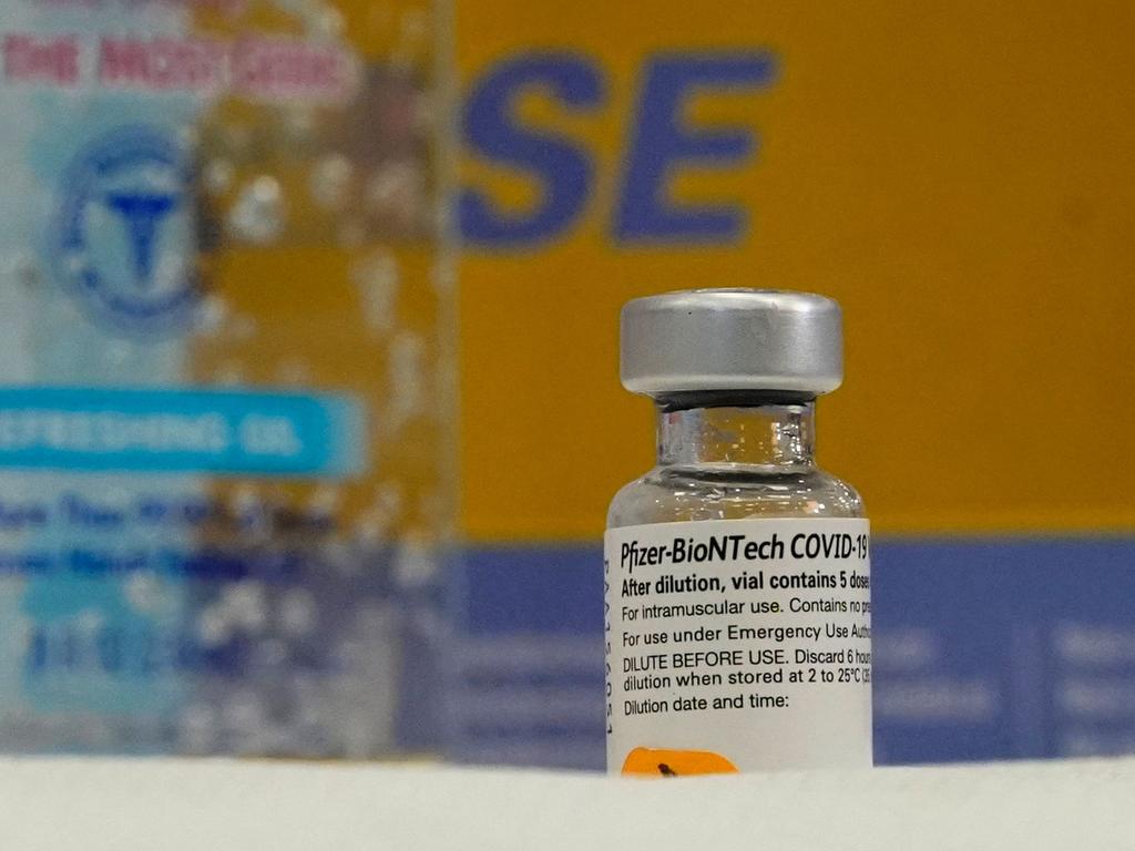 A vial of Pfizer and BioNTech's Covid-19 vaccine. Picture: AFP