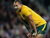 DUNEDIN, NEW ZEALAND - OCTOBER 19: Quade Cooper of Australia looks on during The Rugby Championship match between the New Zealand All Blacks and the Australian Wallabies at Forsyth Barr Stadium on October 19, 2013 in Dunedin, New Zealand. (Photo by Anthony Au-Yeung/Getty Images)