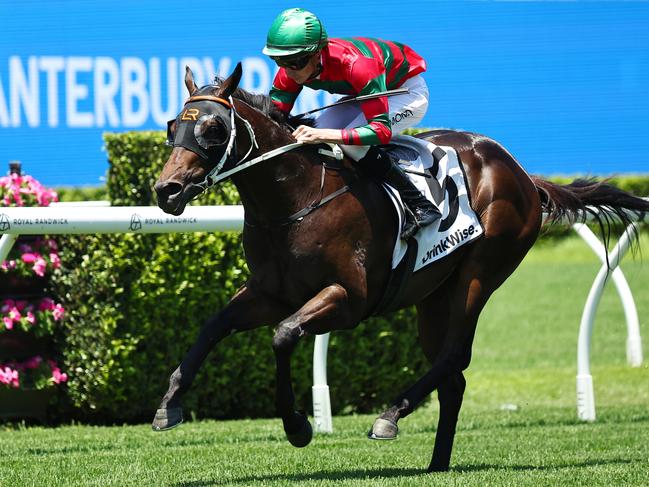 SYDNEY, AUSTRALIA - JANUARY 04: Benjamin Osmond riding Rivellino win Race 1 Drinkwise Mdn Plate during Sydney Racing at Royal Randwick Racecourse on January 04, 2025 in Sydney, Australia. (Photo by Jeremy Ng/Getty Images)