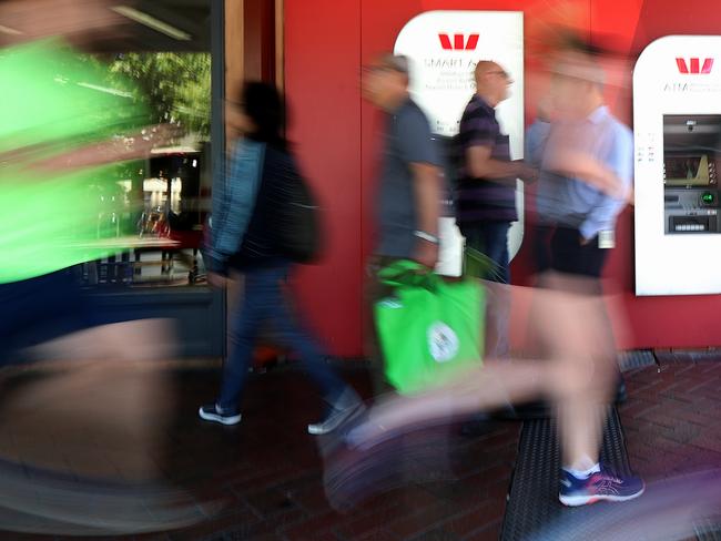 Westpac Bank signage is seen in Adelaide, Wednesday, December 11, 2019. (AAP Image/Kelly Barnes) NO ARCHIVING