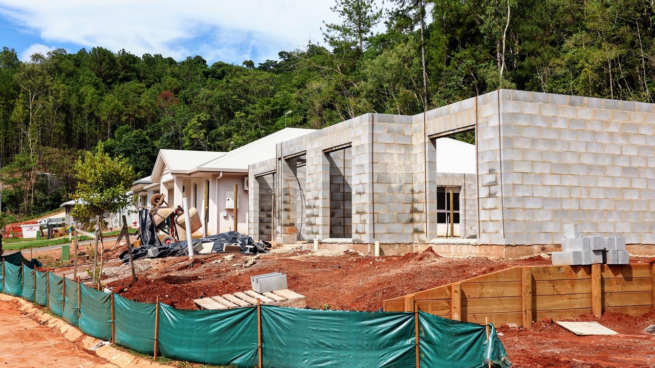 Builders and tradesworkers are becoming increasingly vigilant about the real chance of theft on work sites, as theives target building sites for copper. New houses under construction in a new estate at Freshwater. Picture: Brendan Radke