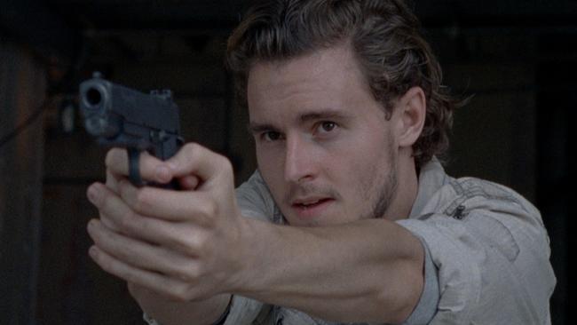 Callan McAuliffe in season 8 of The Walking Dead. Picture: Supplied/FX