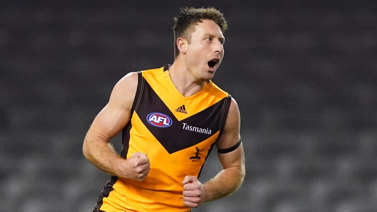 Liam Shiels made a big early impression on former Hawthorn coach Alastair Clarkson. Picture: AAP Image