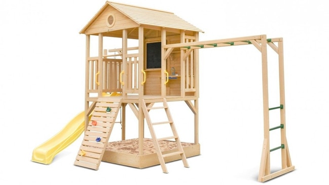 The King proposed buying a cubby house for his granddaughter’s second birthday. Picture Harvey Norman.