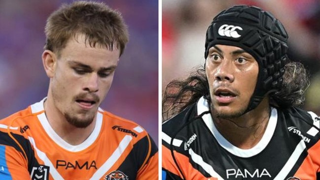 Lachie Galvin and Jarome Luai.