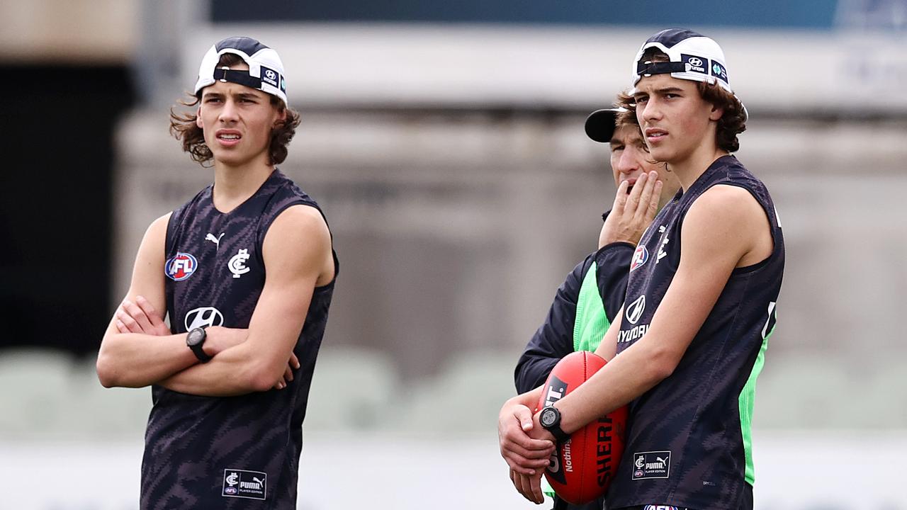 AFL Draft 2024 Under 17 Futures game: Ben and Lucas Camporeale