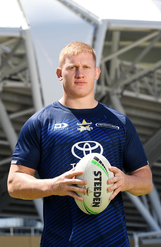 North Queensland Cowboys player Griffin Neame. Picture: Shae Beplate.