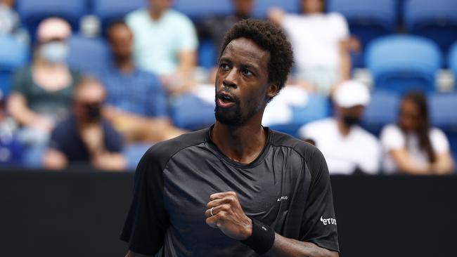 Gael Monfils shut down questions surrounding Novak Djokovic. Picture: Daniel Pockett/Getty Images