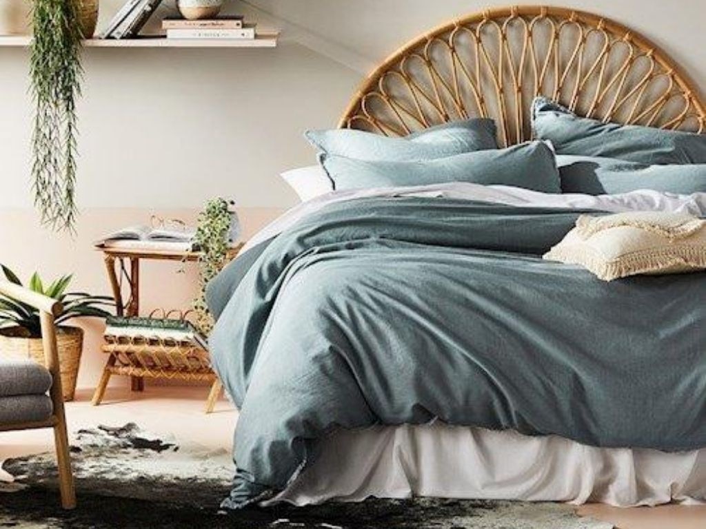 Home Republic Bamboo Linen Sage Quilt Cover