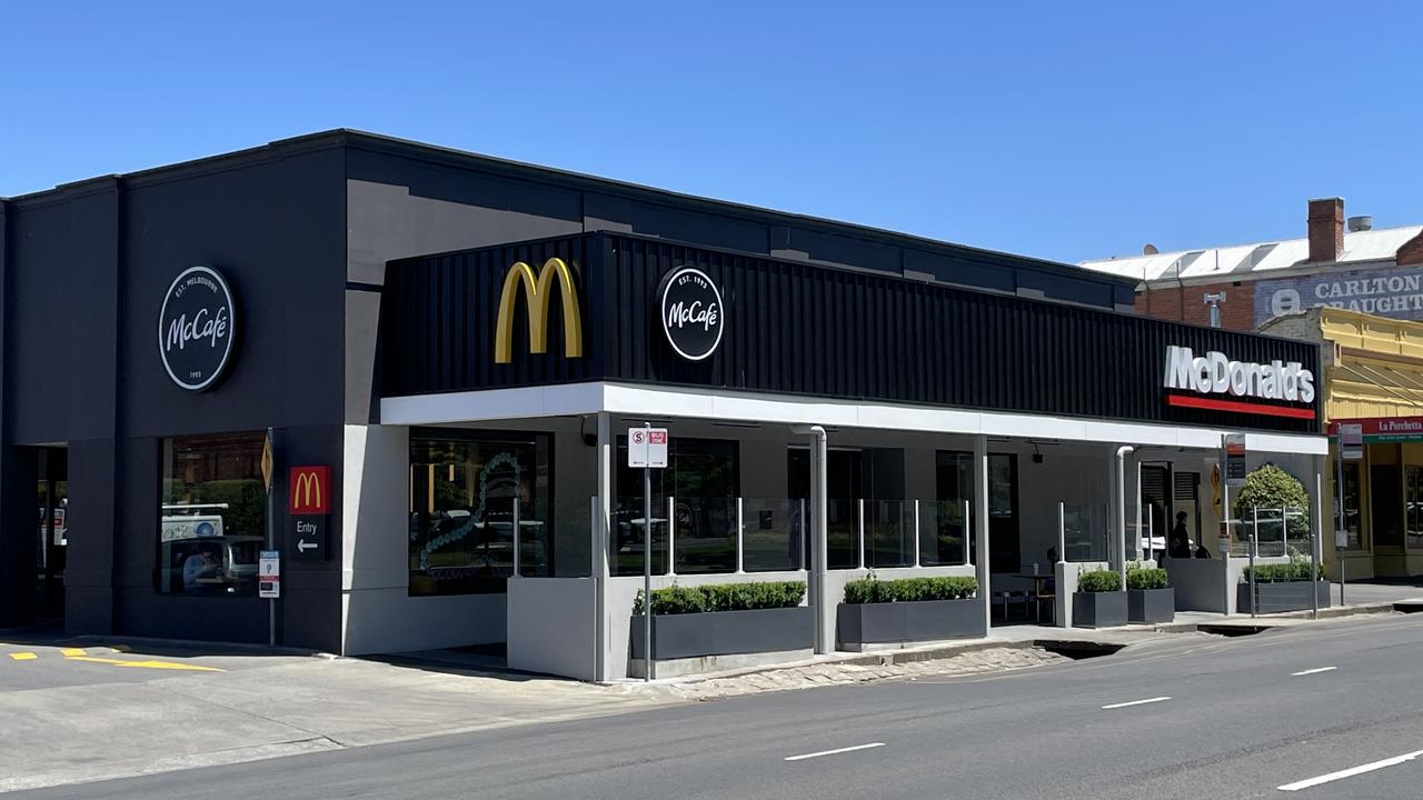 Casual teacher steals Ballarat maccas Halloween decorations