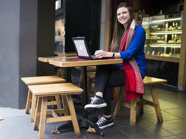 Cheryl Mack is national head of community for innovation hub Stone &amp; Chalk and she does not plan to return to the office. Picture: Dylan Robinson