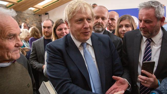 Mr Johnson is well ahead in the polls. Picture: Getty Images