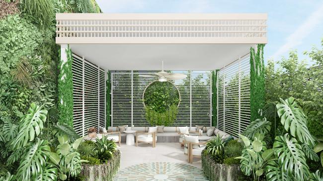 JW Marriott Gold Coast Resort &amp; Spa will open Spa by JW in July 2023. Artist impression of the outdoor area.