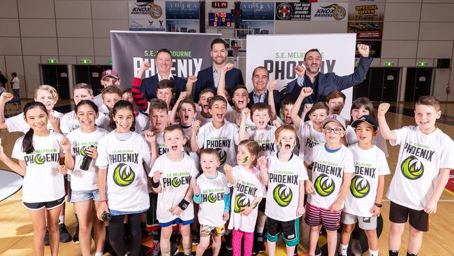 South East Melbourne Phoenix had their launch at the State Basketball Centre in November last year. Picture: Daniel Pockett